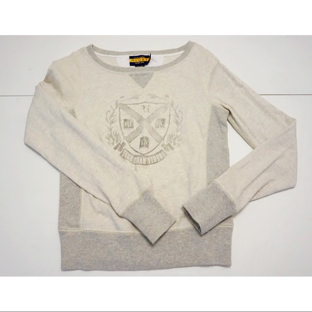 Ralph Lauren Rugby Pullover Sweatshirt Size S